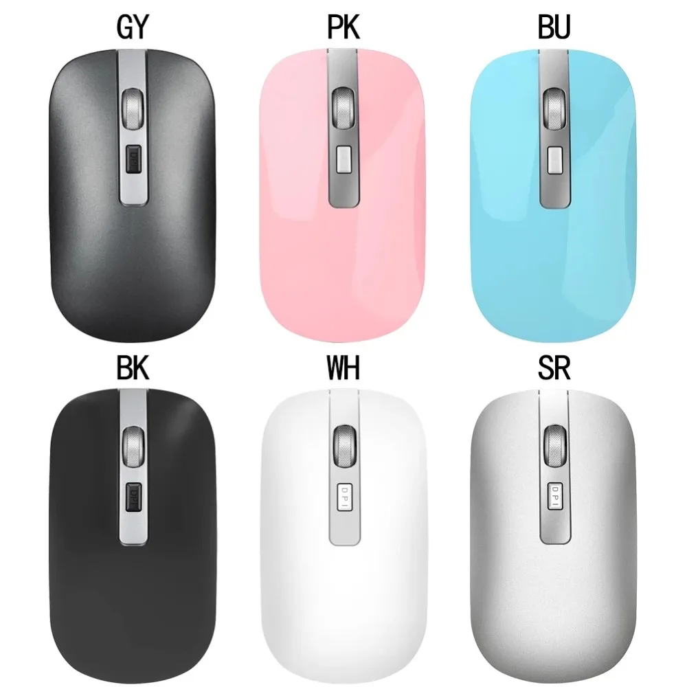 

Gaming Mouse 2.4Ghz Wireless Bluetooth Dual Mode Mute Button Laptop Mouse 3 Levels Adjustable DPI Ergonomic Optical Mice for PC