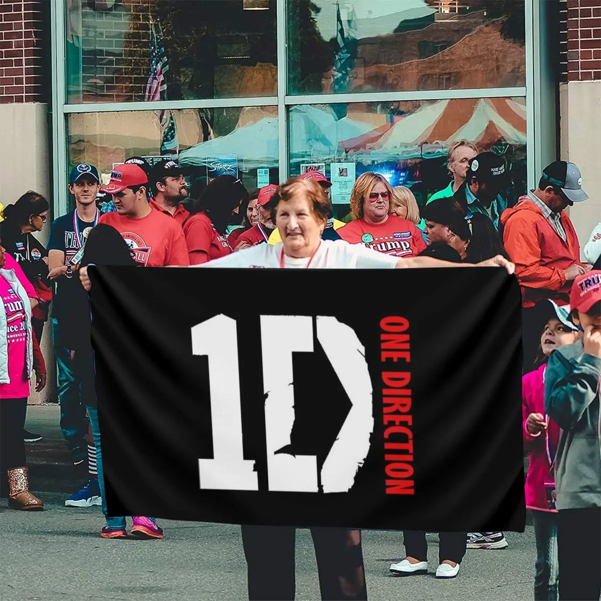 Односторонний Флаг 1510 баннер для дома и улицы демонстрационная стойка