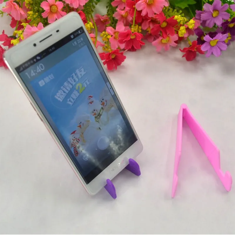Universal Foldable Phone Stand Holder Colorful V Shaped Smartphone Tablet PC Desktop Hold | Мобильные телефоны и