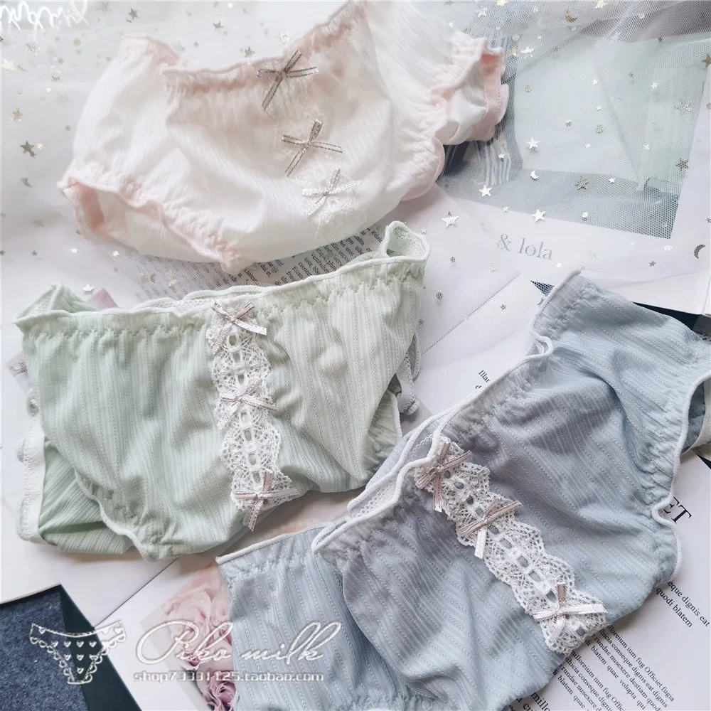 Женские трусики новинка 2020 удобные дамские трусы милое нижнее белье с бантом для