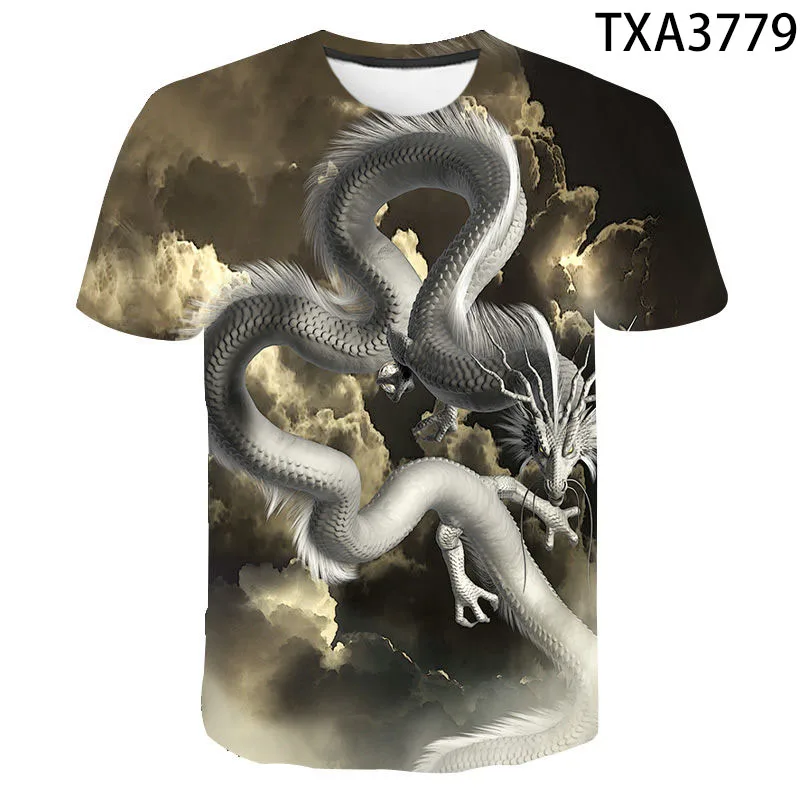 

Summer 3D T shirt Men Women Children Dragon Casual Fashion Streetwear Boy Girl Kids Short Sleeve Printed T-shirt Cool Tops Tee