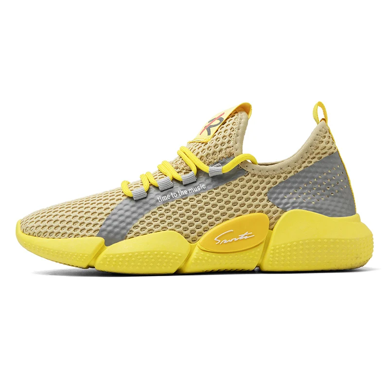 

Fashion Autumn Shoes Men Casual Air Mesh Shoes Lightweight Breathable Slip-On Flats Chaussure Homme Large Sizes 39-44 Wholesale