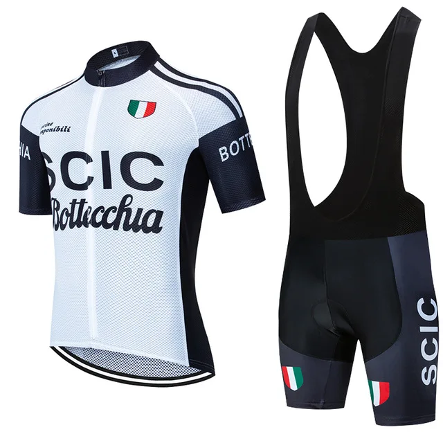 

White SCIC cycling Team jersey bike shorts sportswear Ropa Ciclismo MENS MTB summer PRO BICYCLING Maillot bottom clothing