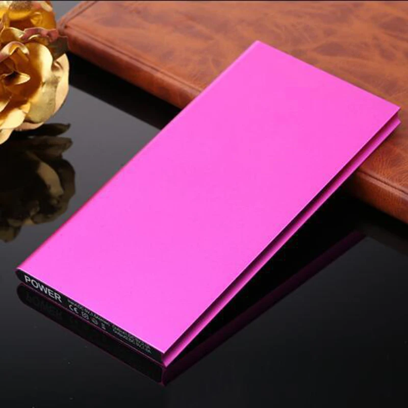 

20000mAh Power Bank Ultra-thin Portable External Battery Powerbank LED Light For Huawei Samsung iPhone Xiaomi Phone Powerbank