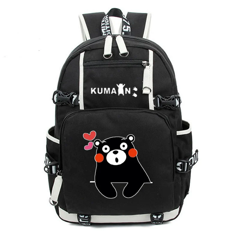 Японские школьные ранцы для косплея Kumamon Kawaii девочек и мальчиков рюкзак