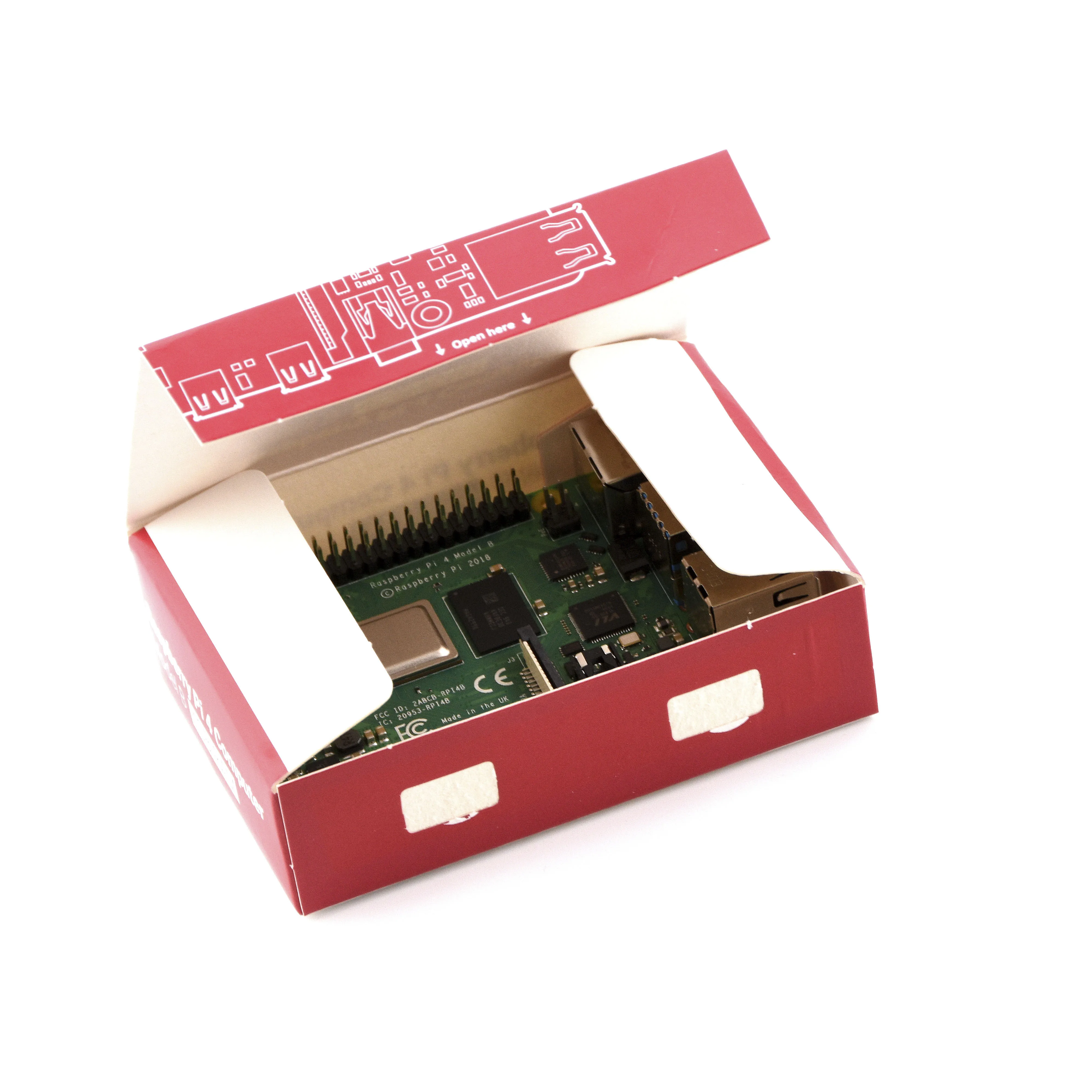 Новый 2019 официальный оригинальный Raspberry Pi 4 Модель B макетная плата комплект RAM 2G/4G