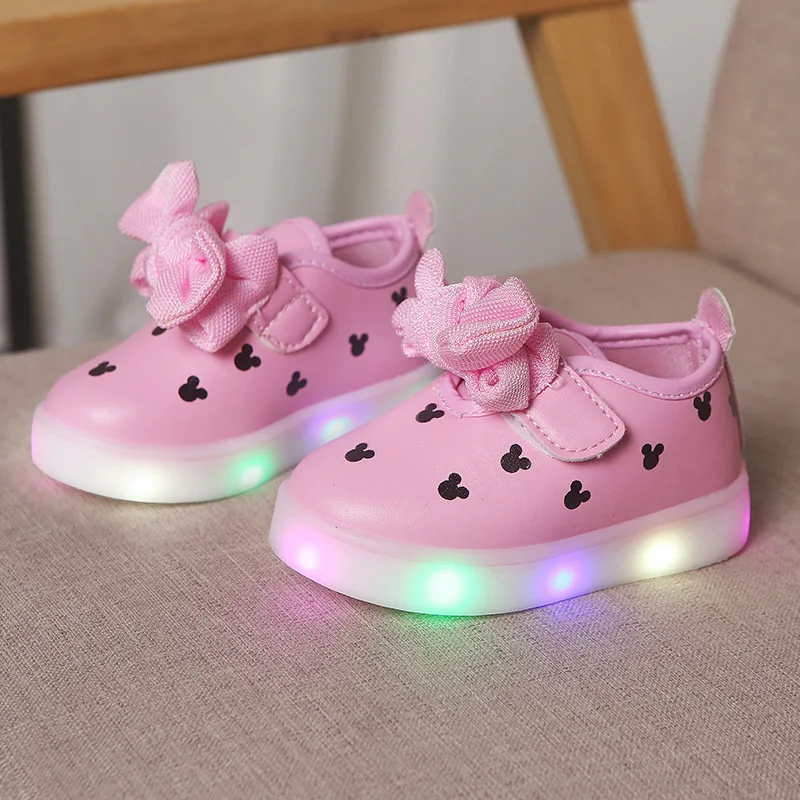 Disney детское нижнее белье для девочек с рисунком Минни Микки бантом маленьких