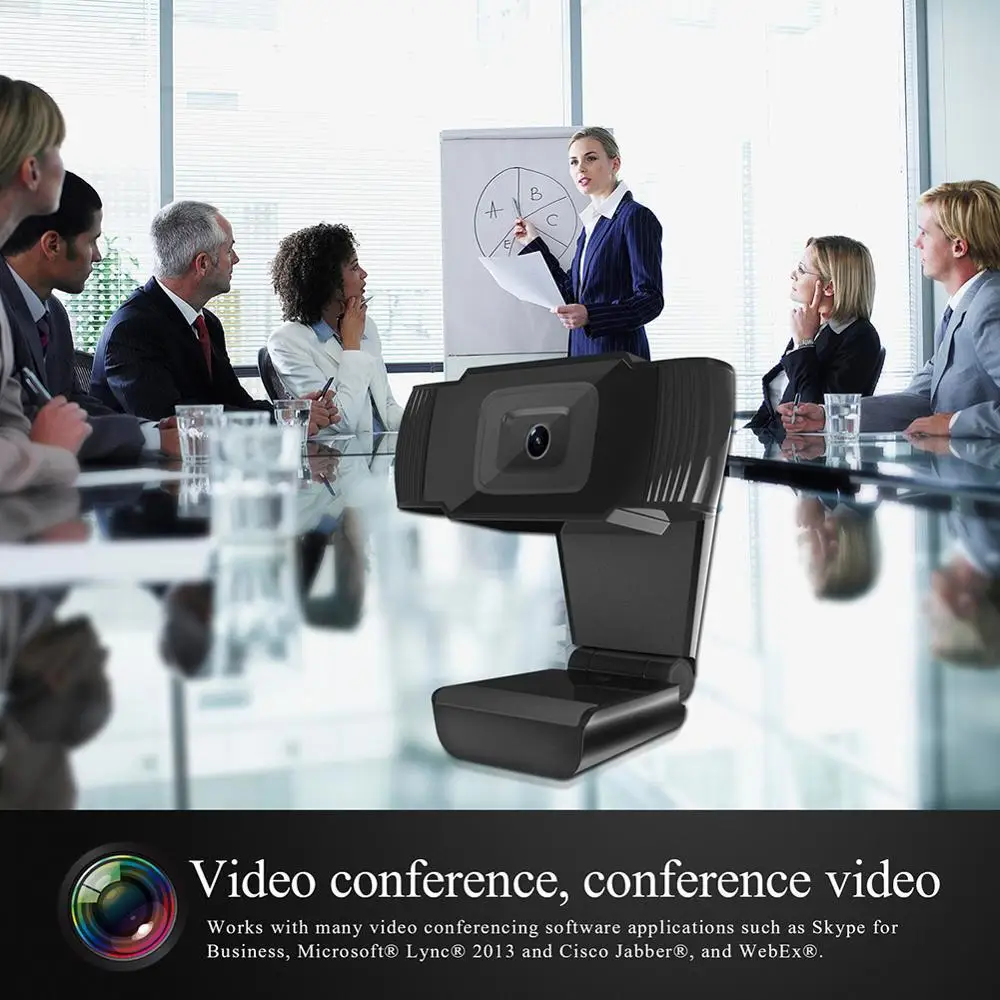 A870 Full HD 1080P сетевая компьютерная веб-камера 2MP USB2.0 с микрофоном автофокусом для