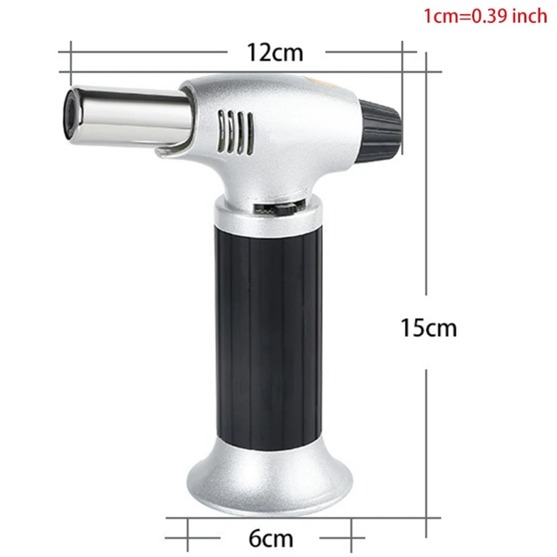 

2021 NEW Professional Kitchen Torch with Adjustable Lock Flame Refillable Mini Torch Lighter for BBQ Baking Husk Cream Crafts