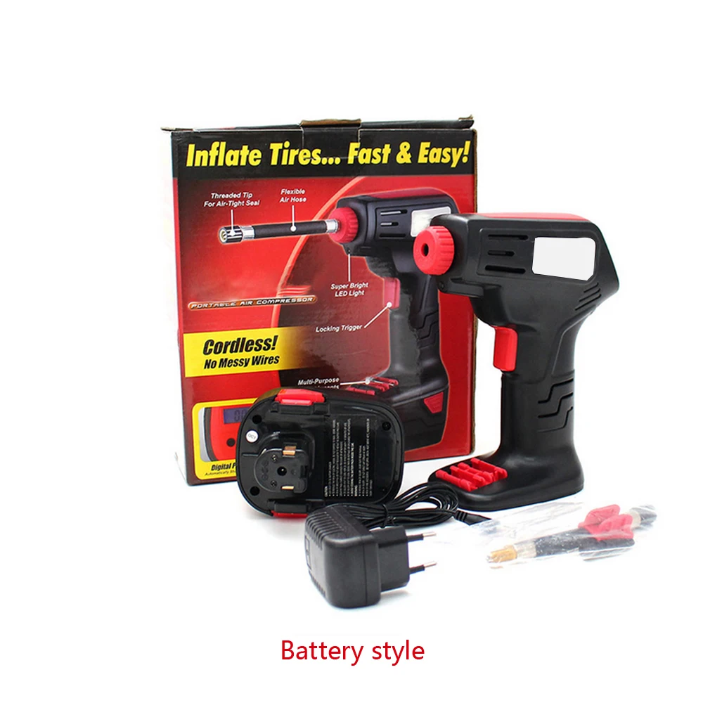 Насос для накачивания шин 12 В 100 PSI |