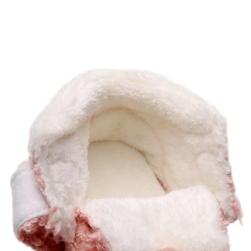 

Winter Children Short Boots Baby Soft Sole Warm Cotton Shoes Infant Toddler Shoes First Walker 0-24M