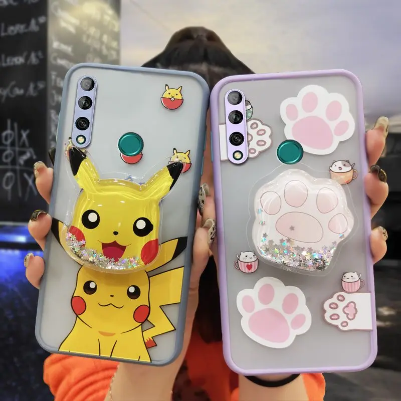 Женский грязеотталкивающий чехол для телефона Huawei Y9 Prime 2019/Enjoy10 Plus/P Smart Z cute foothold |