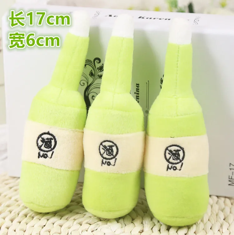 Игрушка для домашних животных со звуком в виде бутылки вина | Дом и сад