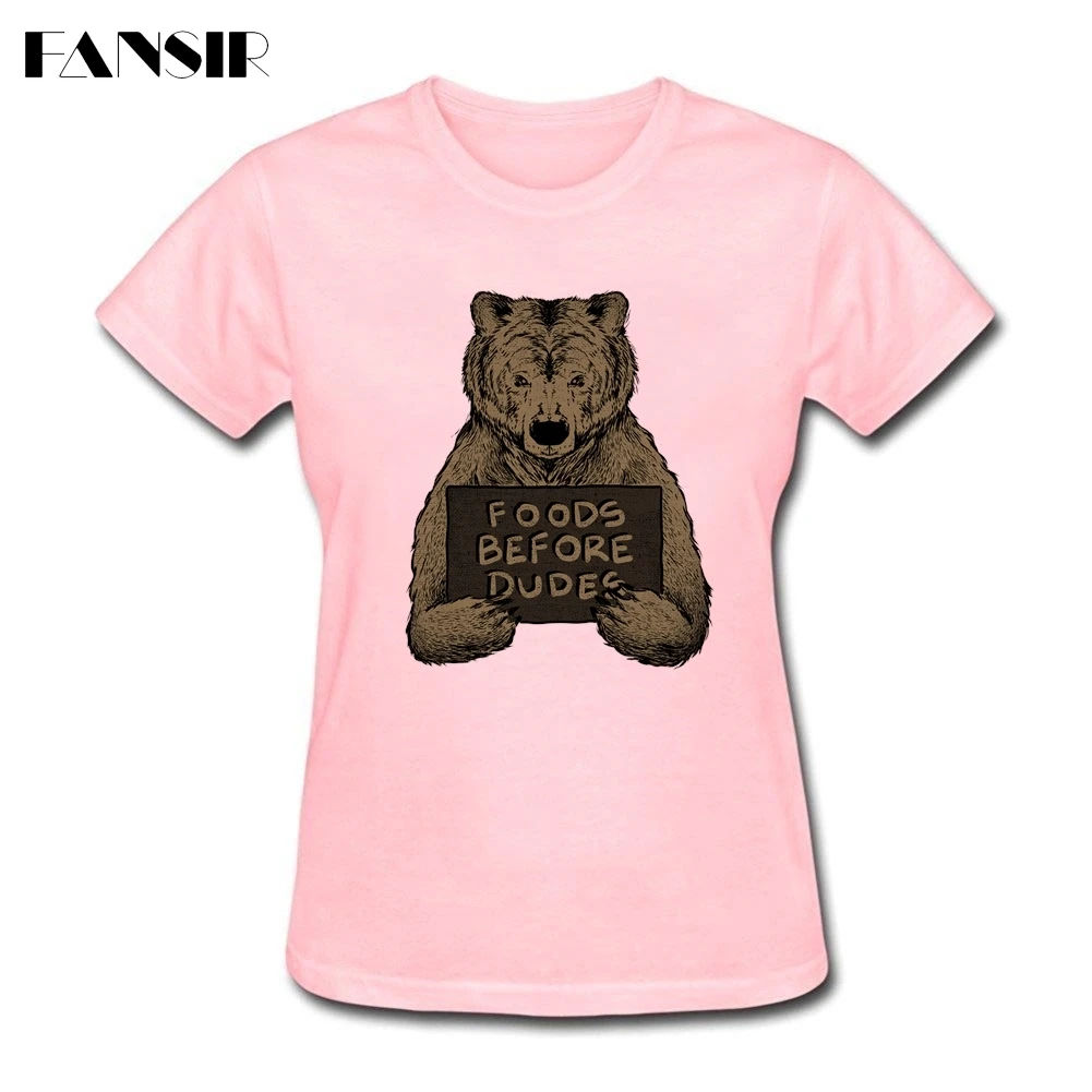 Женские футболки из 100% хлопка с изображением пищевых продуктов женские модные