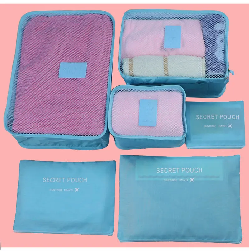 Сумка CellDeal для хранения одежды 6 шт./компл. водонепроницаемая дорожная сумка