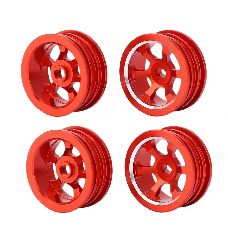 4pcs RC Car Pull Metal Wheel Hub Upgrade Parts Fit for WLtoys 1/28 K969 K989 P929 Remote Control Toy Accessory | Игрушки и хобби