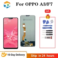100 tested display for oppo a3 cph1837 lcd display touch screen digitizer assembly for oppo f7 cph1819 cph1821 lcd screen