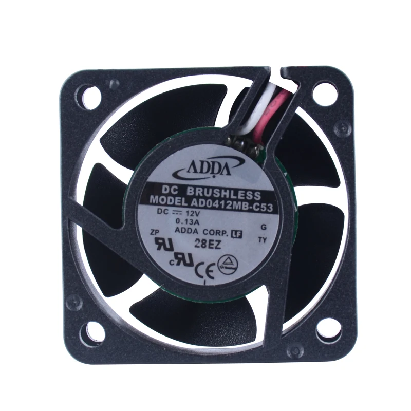 Новый оригинальный трехпроводной вентилятор охлаждения AD0412MB-C53 12V 0.13A 4CM 4020