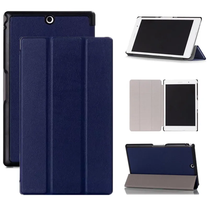 Трехслойный Вертикальный чехол для планшета Магнитный SONY Xperia Z4 Z2 Z3 компактный