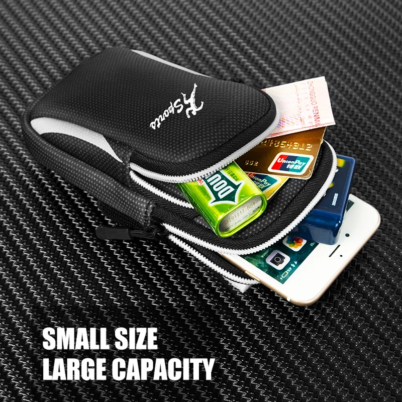 Спортивные ремни для бега водонепроницаемая сумка нарукавники на молнии мужчин