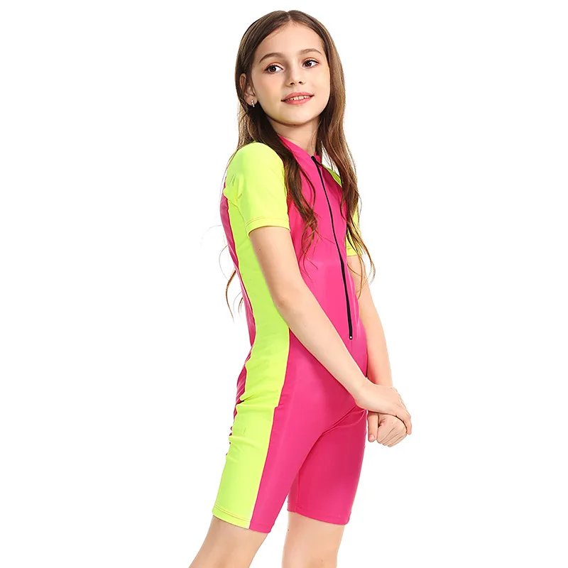 Профессиональный детский сплошной купальник купальный костюм для мальчиков