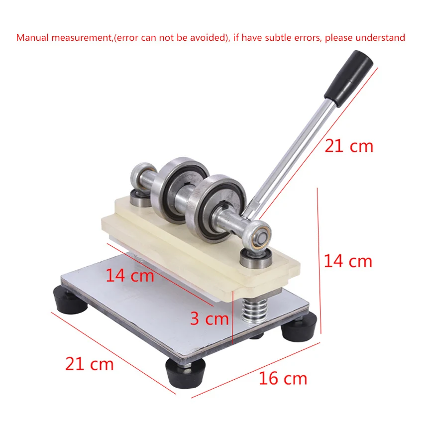 

New Manual Die Cutting Machine Multifunctional Small Press Die Stamping Machine Household Leather Cutting Machine (130*120mm)