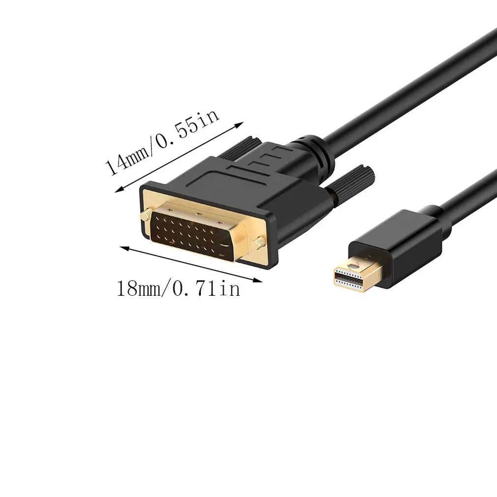Позолоченный мини-порт дисплея (Mini DP) к DVI совместим с портом Thunderbolt | Электроника