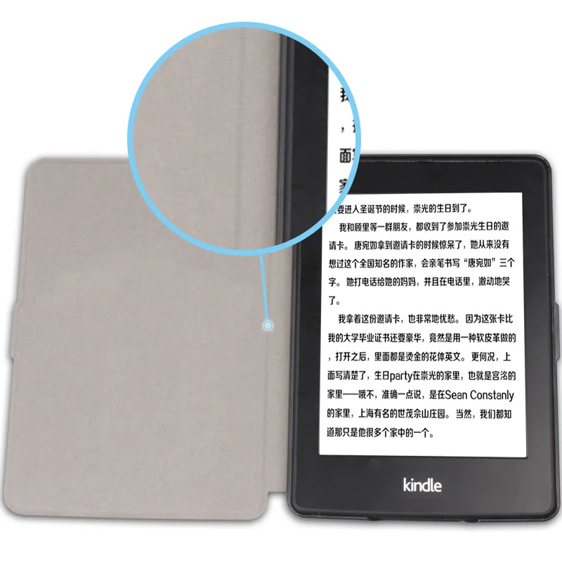Магнитный смарт чехол для Kindle Paperwhite 1 2 3 DP75SDI 2015 2017 5 го 6 7 поколения Ультратонкий с