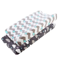 2pcs baby changing pad cover stretchy changing table sheet for baby boys girls diaper nappies changing mats travel pad
