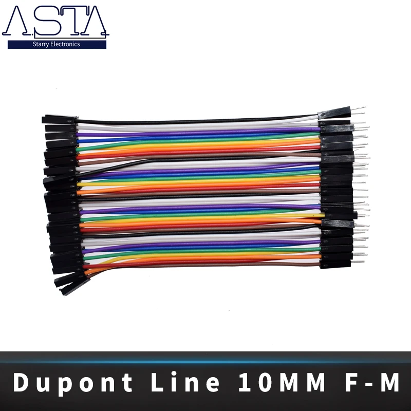 Dupont Line 10 см штекер-штекер штекер-гнездо гнездо-гнездо перемычка кабель |