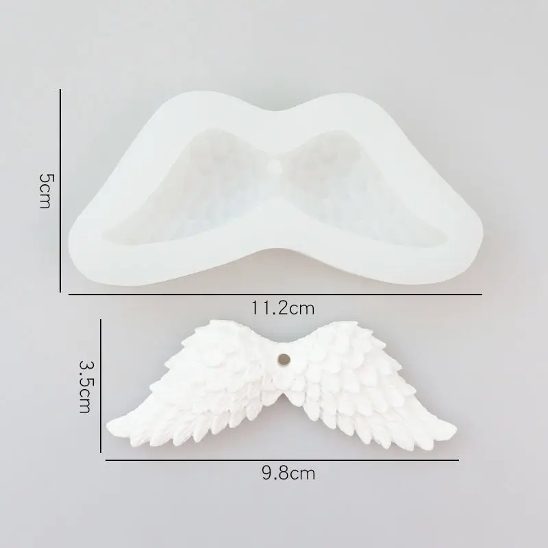 Силиконовая форма в виде крыльев Ангела модная подвесная сделай сам для торта