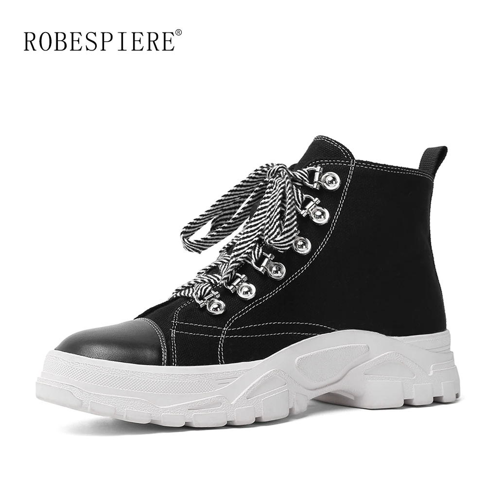ROBESPIERE брендовые зимние плюшевые женские сапоги на платформе для снежной погоды