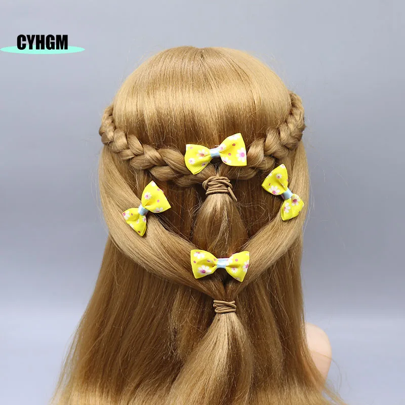 Оптовая продажа новые женские заколки для волос с лентой модные шелковые милые |