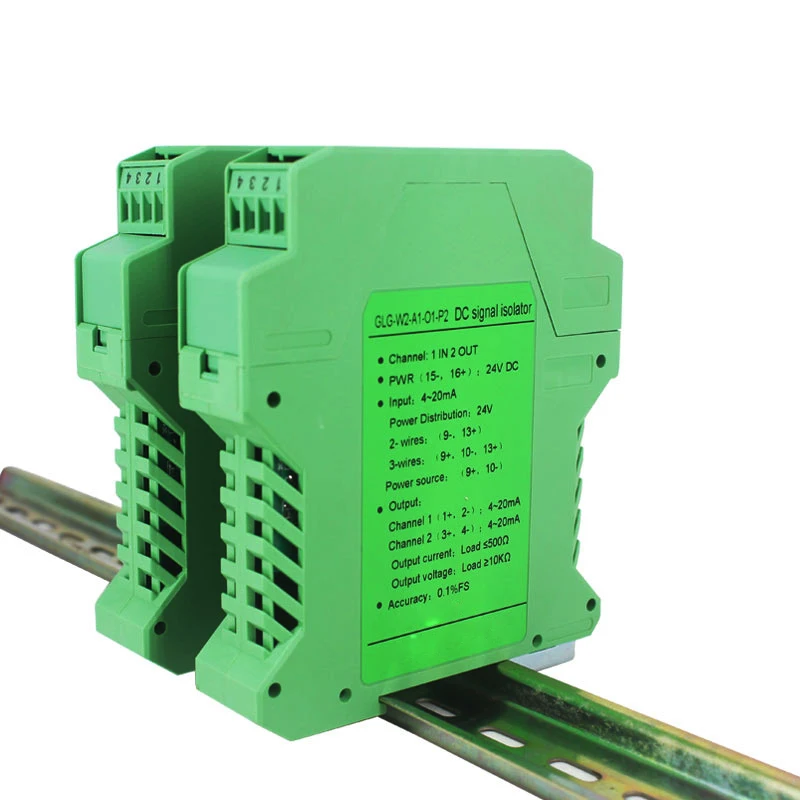 DC Signal Isolator Isolated Converter Isolation Sensors 4-20ma 0-5V to 0-10V Analog Input Output Dual Channel | Инструменты