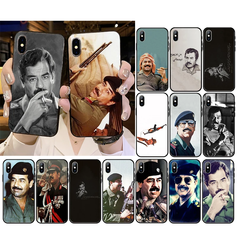 

Saddam Hussein Iraq Arabic Phone Cases For iphone 12 11 Pro Max Case For iPhone 11 12 mini XS MAX X XR SE2 8 7 6S Plus Case