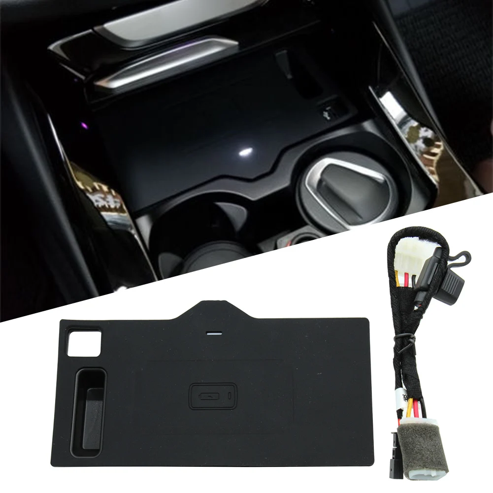 Car Console Storage Box Wireless Charging Charger For BMW X3 X4 G01 G02 2018 2019 2020 2021 LHD Only