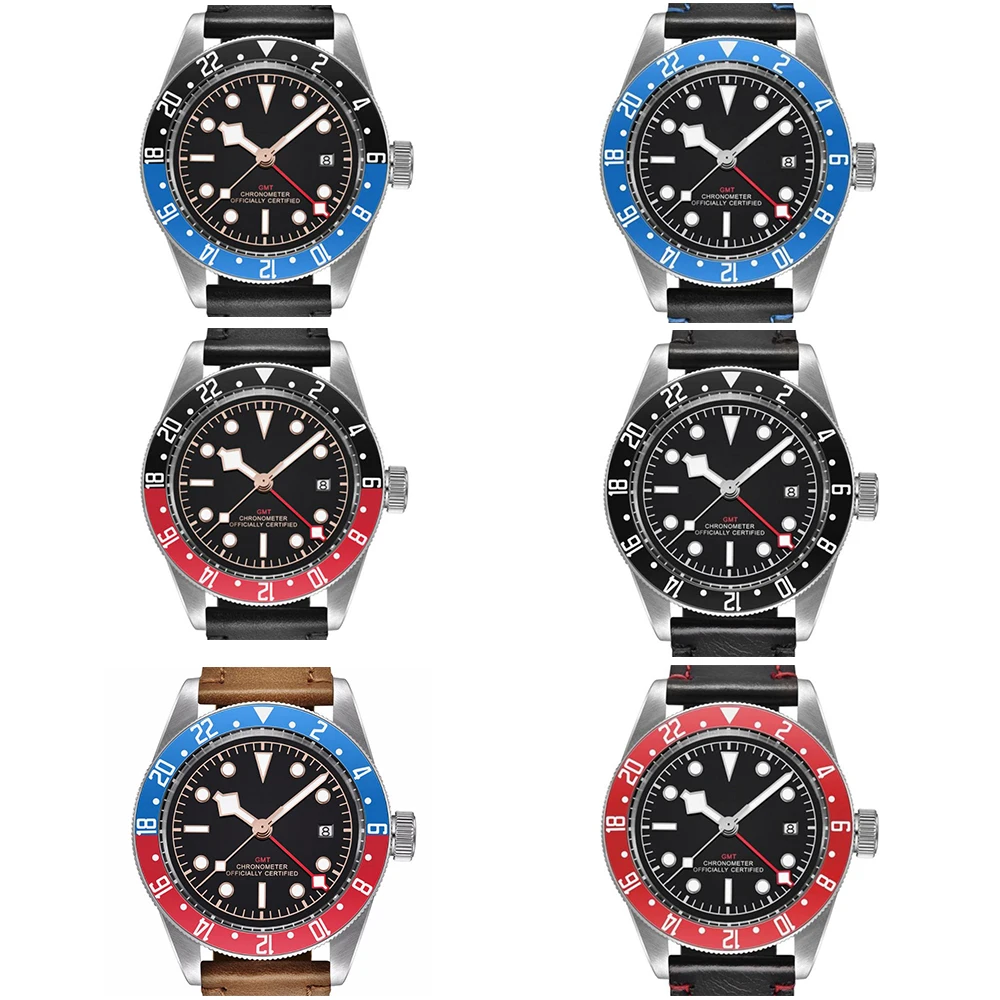 41 мм Роскошный топ Брендовые Часы Corgeut механические Для мужчин наручные часы