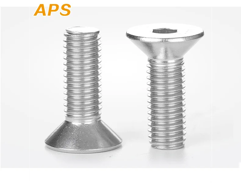10/50pcs CM M2 M2.5 M3 M4 M5 M6 304 stainless steel Hex Hexagon Socket Ultra Thin Super Low Flat Wafer Head Allen Cap Screw Bolt |