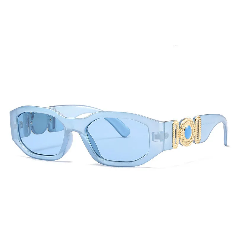 

2021 Fashion Personalized Metal Decorative Men Sunglasses Irregular Small Frame Women Sunglass UV400 Men