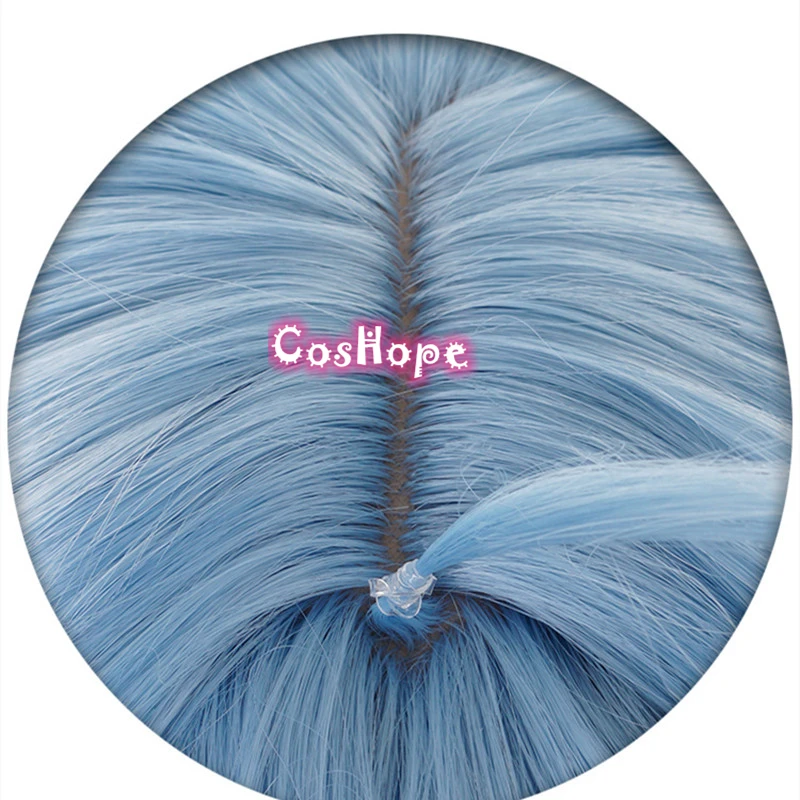 

Genshin Impact Ganyu Cosplay 100cm Long Blue Gradient Wig Cosplay Anime Cosplay Wigs Heat Resistant Synthetic Wigs Halloween