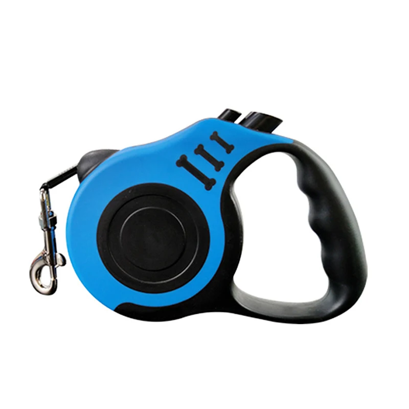 Поводок для кошек 3/5 м выдвижной прочный гибкий мелких и средних домашних