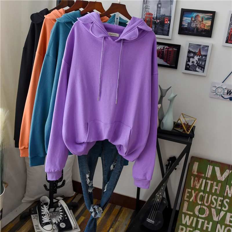 Новинка Осенний удобный Однотонный женский свитер большого размера с оборками и