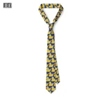 Новый галстук с маленькой желтой уткой из мультфильма для мужчин, модный Забавный галстук шириной 8 см, подарок на свадьбу, вечеринку, повседневная одежда, аксессуары для рубашек