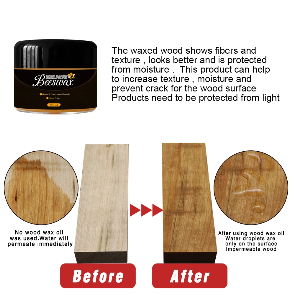 Полировка пчелиного воска для деревянной мебели столов стульев XHZ | Дом и сад