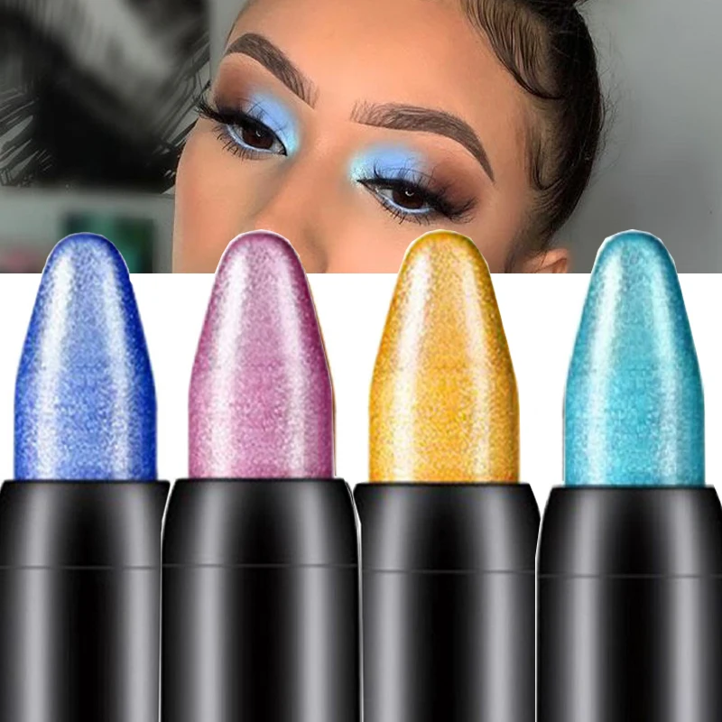 

Matte Pearlescent Eyeshadow Pen 15 Colors Waterproof Long Lasting Silkworm Not Blooming Beauty Cream Color Rendering Pen