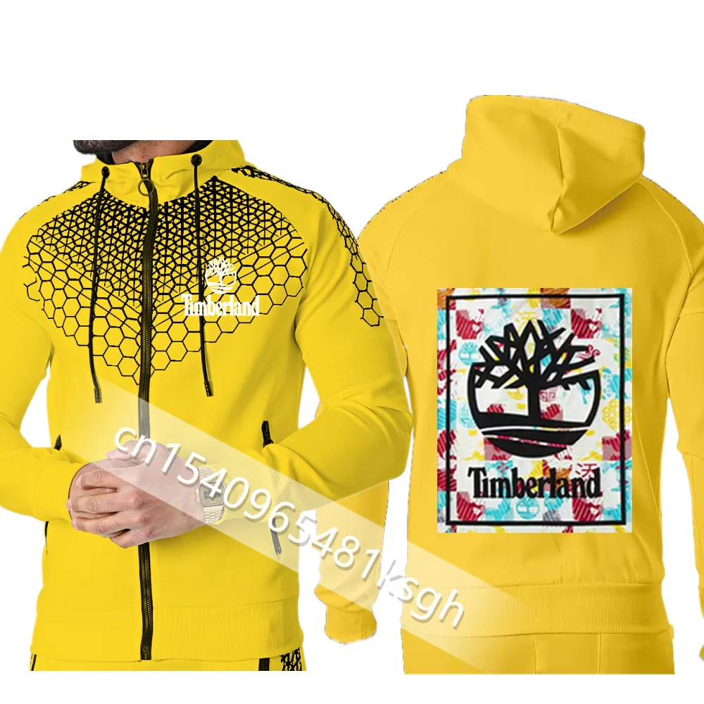 

men's zipper shirt two-piece spring sportswear men jogging clothes fashion men's back printing sportswear jogger fitness clothes