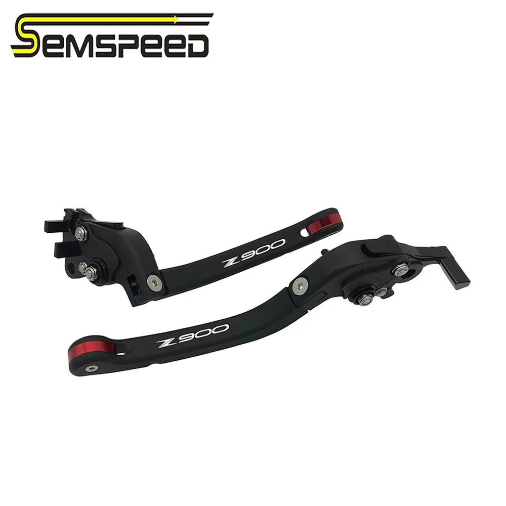 SEMSPEED Мотоцикл с ЧПУ Z900 логотип Складные Рычаги Тормозная система сцепления Ручка