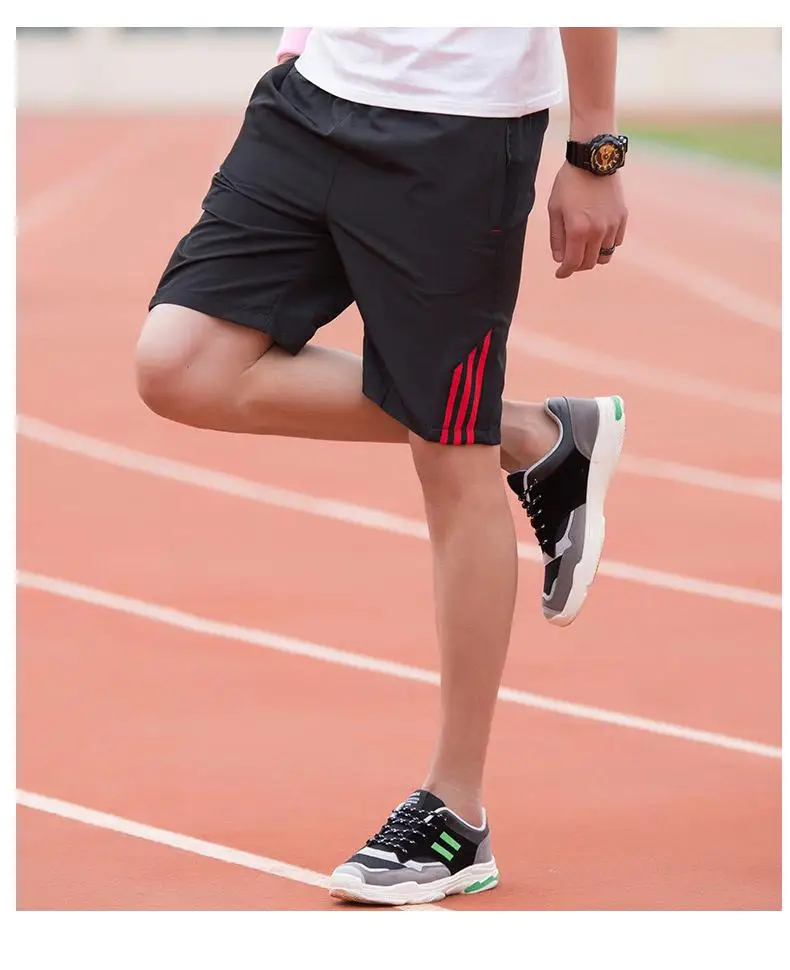 

2020 Boardshorts Male Casual Fitness Striped Men's Sportswear Jogger Bodybuilding Shorts