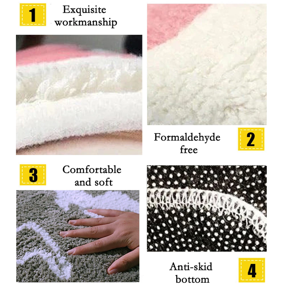 Домашний ковер для гостиной коврик ванной входной напольный нескользящий водный