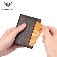new high end leather mini wallet mens multi function large capacity ultra thin multi card credit card drivers license wallet